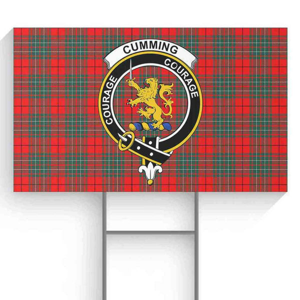 Cumming Tartan Classic Crest Yard Sign