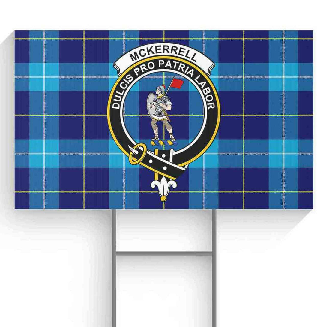 McKerrell Tartan Classic Crest Yard Sign