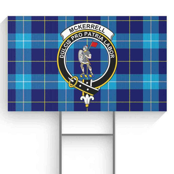 McKerrell Tartan Classic Crest Yard Sign