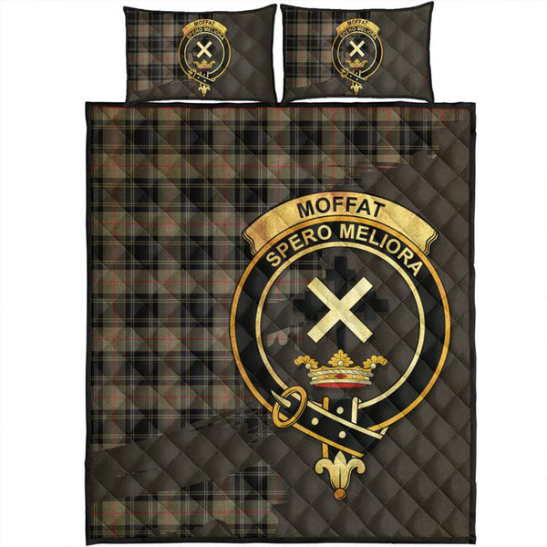 Moffat Modern Tartan Crest Quilt Bed Set Oldest Style