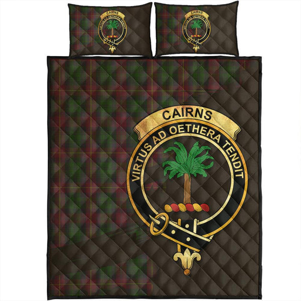 Cairns Tartan Crest Quilt Bed Set Oldest Style