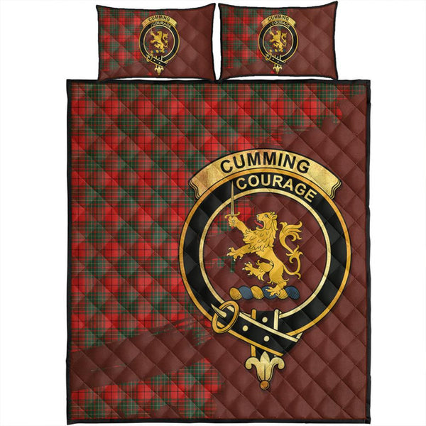 Cumming Modern Tartan Crest Quilt Bed Set Oldest Style