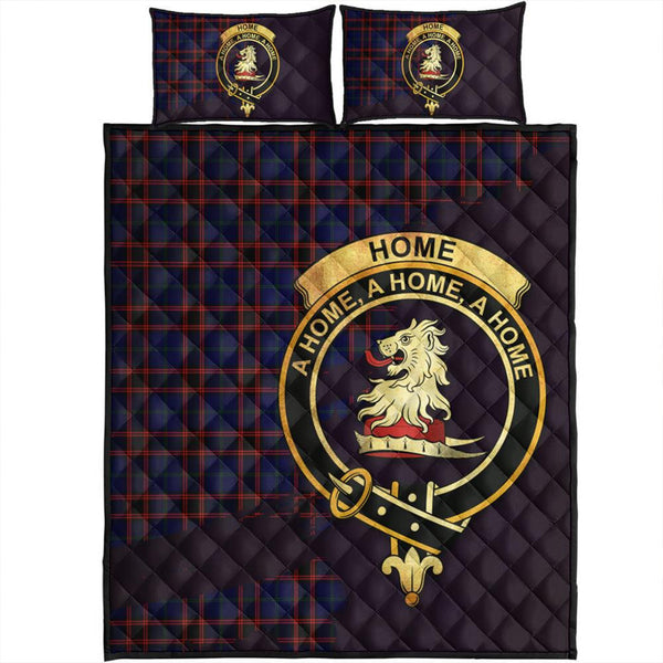 Home Modern Tartan Crest Quilt Bed Set Oldest Style