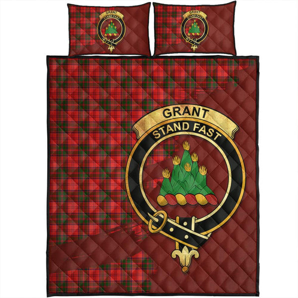 Grant Modern Tartan Crest Quilt Bed Set Oldest Style