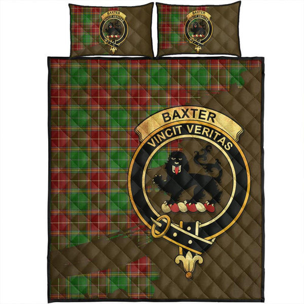 Baxter Tartan Crest Quilt Bed Set Oldest Style