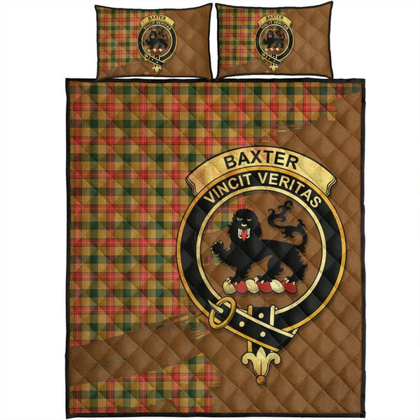 Baxter Modern Tartan Crest Quilt Bed Set Oldest Style