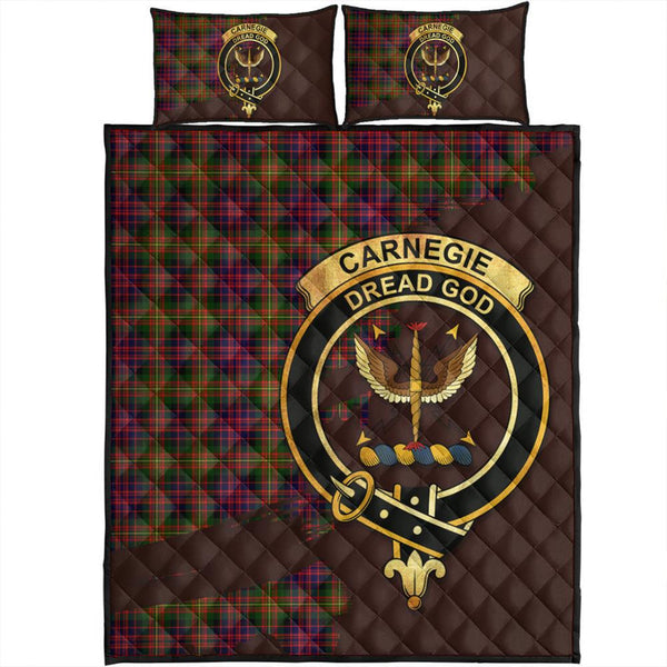 Carnegie Modern Tartan Crest Quilt Bed Set Oldest Style