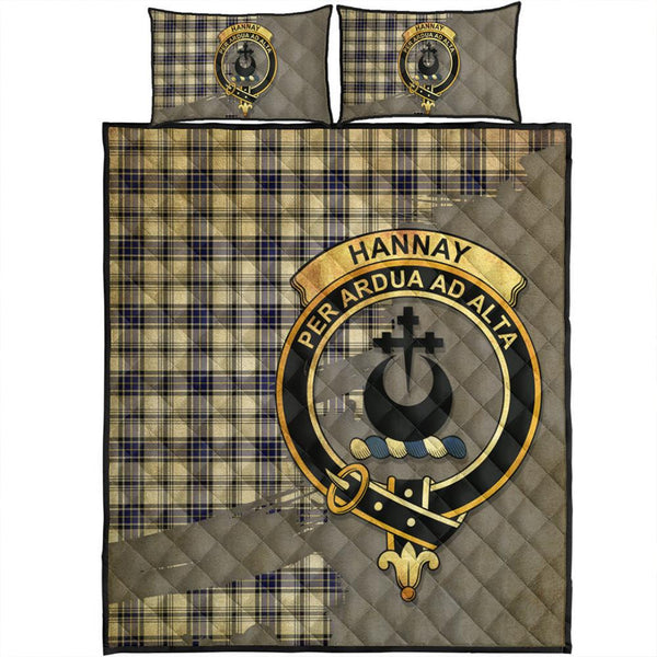 Hannay Modern Tartan Crest Quilt Bed Set Oldest Style