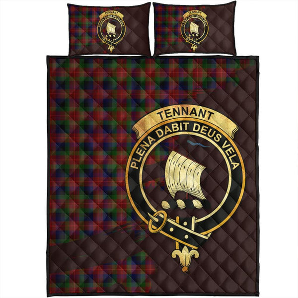 Tennant Tartan Crest Quilt Bed Set Oldest Style