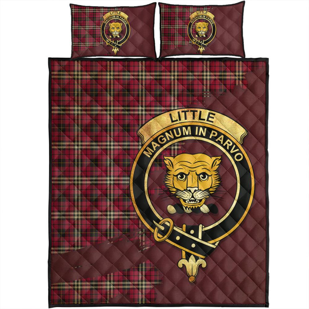 Little Tartan Crest Quilt Bed Set Oldest Style