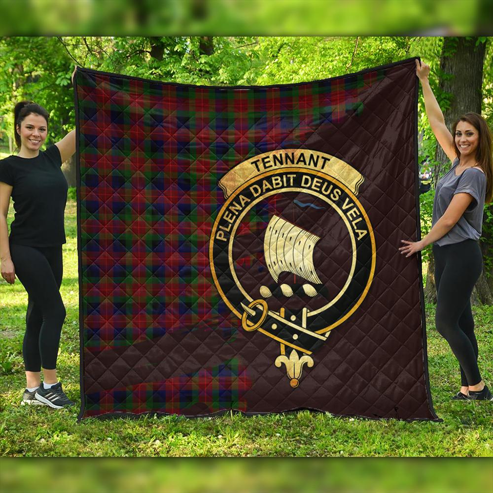 Tennant Tartan Crest Premium Quilt Oldest Style