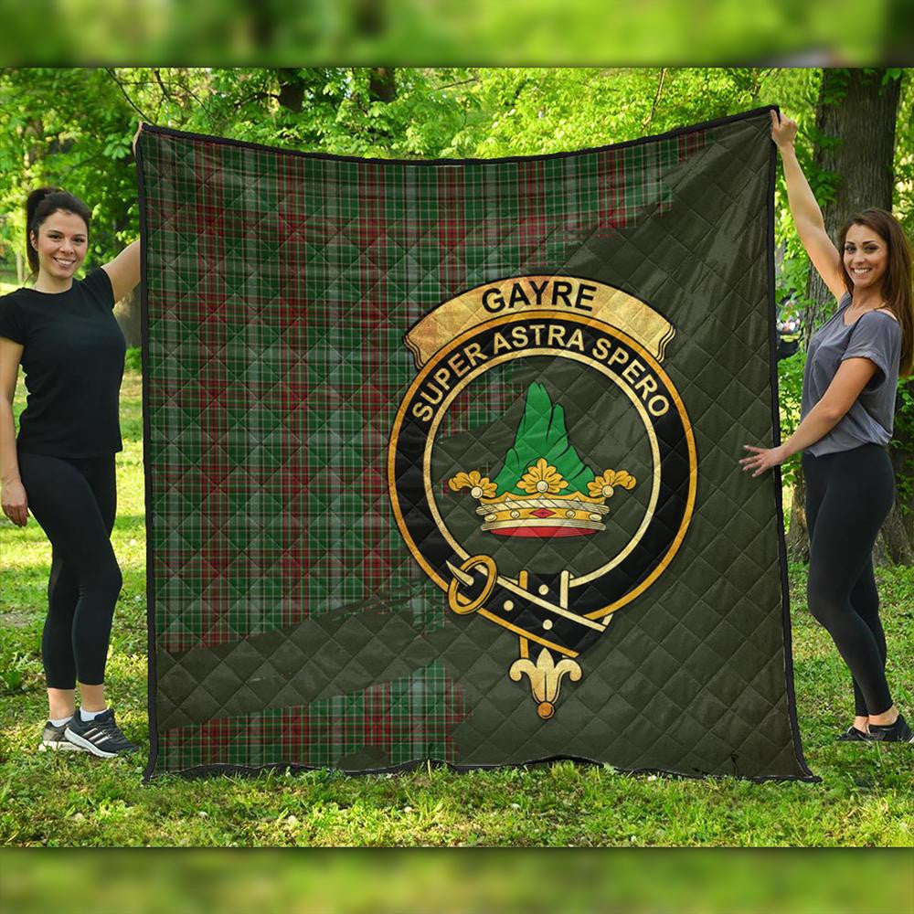 Gayre Tartan Crest Premium Quilt Oldest Style