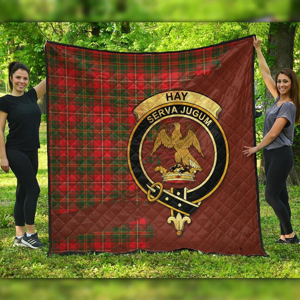 Hay Modern Tartan Crest Premium Quilt Oldest Style