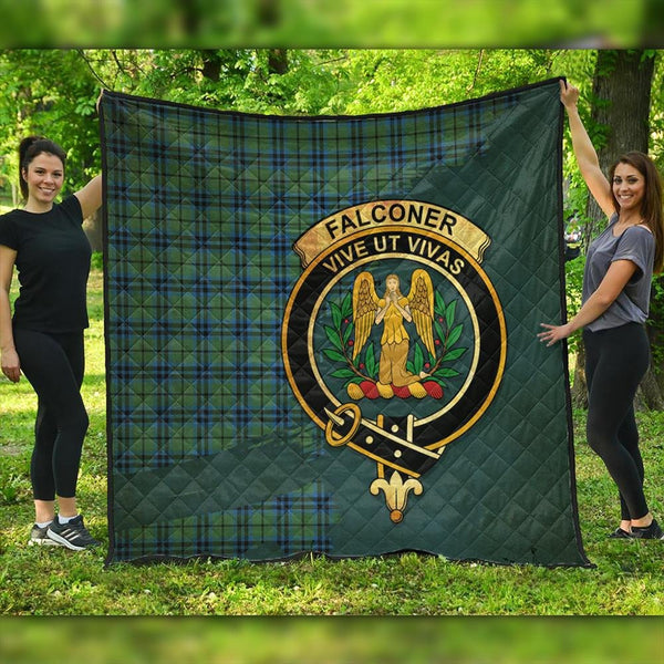 Falconer Tartan Crest Premium Quilt Oldest Style