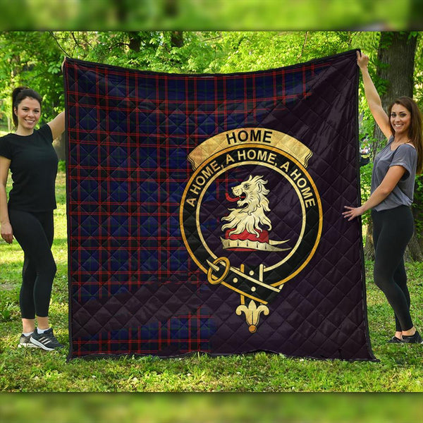 Home Modern Tartan Crest Premium Quilt Oldest Style