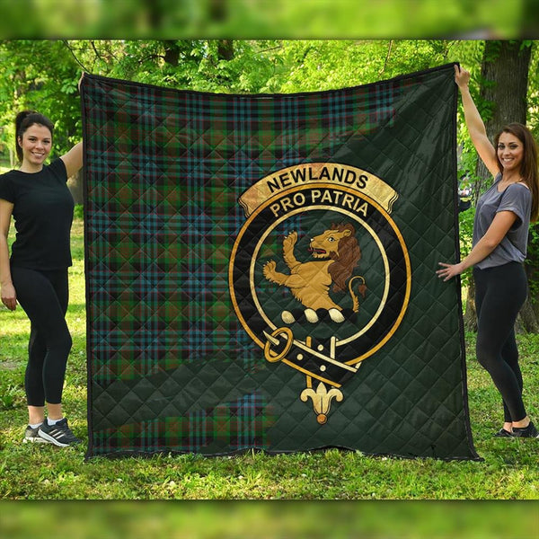 Newlands of Lauriston Tartan Crest Premium Quilt Oldest Style