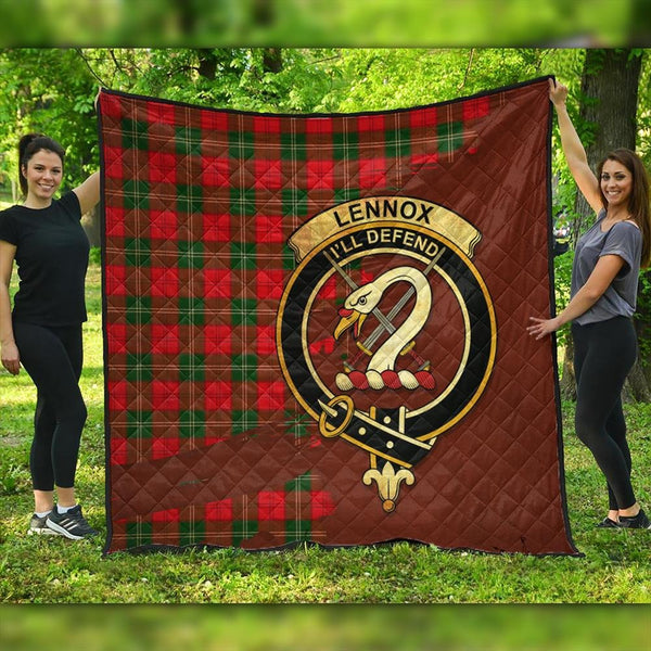 Lennox Modern Tartan Crest Premium Quilt Oldest Style