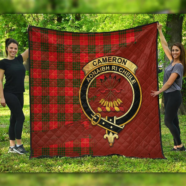 Cameron Modern Tartan Crest Premium Quilt Oldest Style