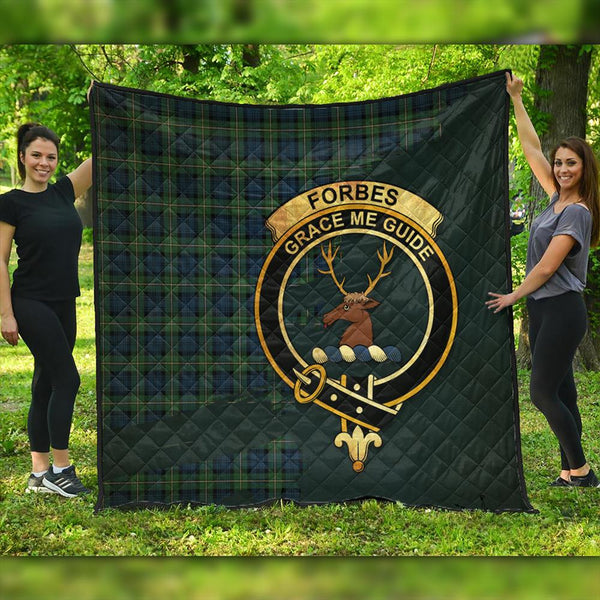 Forbes Ancient Tartan Crest Premium Quilt Oldest Style