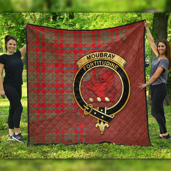 Moubray Tartan Crest Premium Quilt Oldest Style