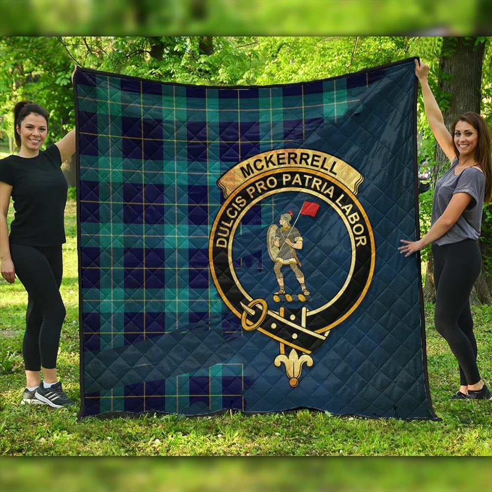 McKerrell Tartan Crest Premium Quilt Oldest Style