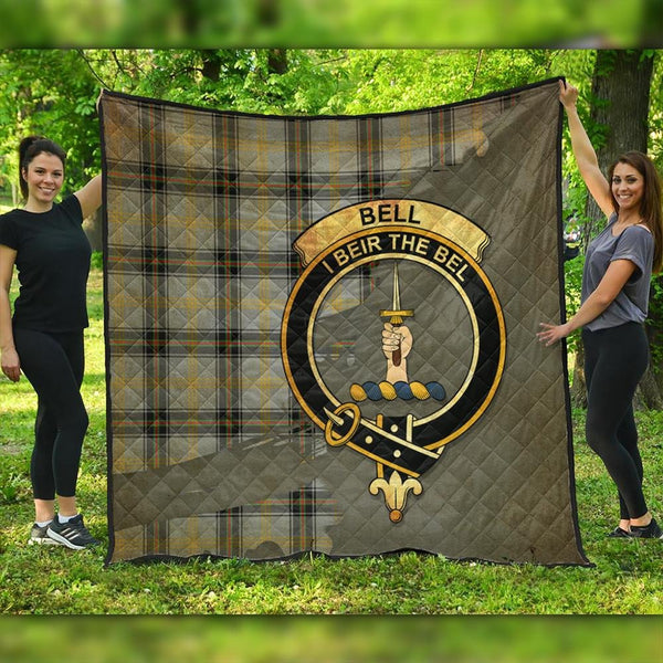 Bell of the Borders Tartan Crest Premium Quilt Oldest Style