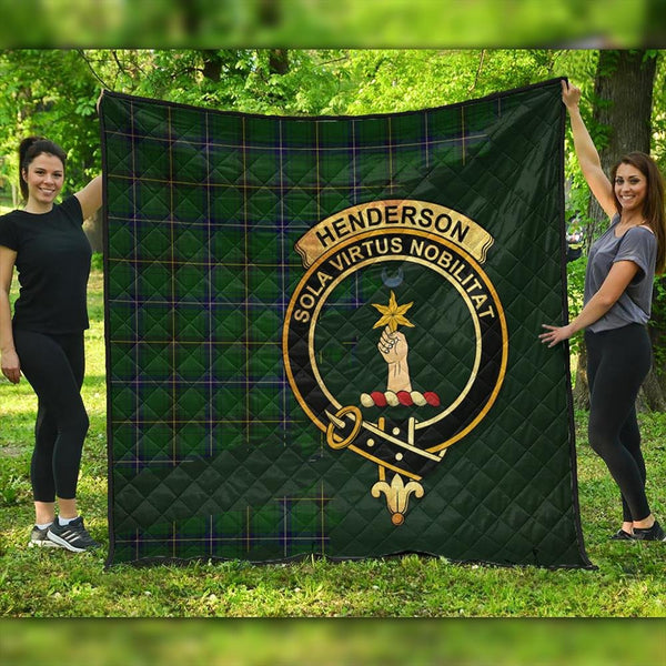 Henderson Modern Tartan Crest Premium Quilt Oldest Style