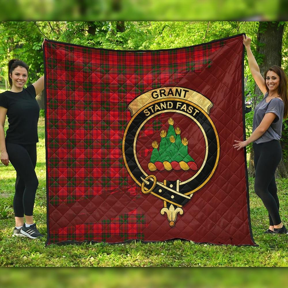 Grant Modern Tartan Crest Premium Quilt Oldest Style