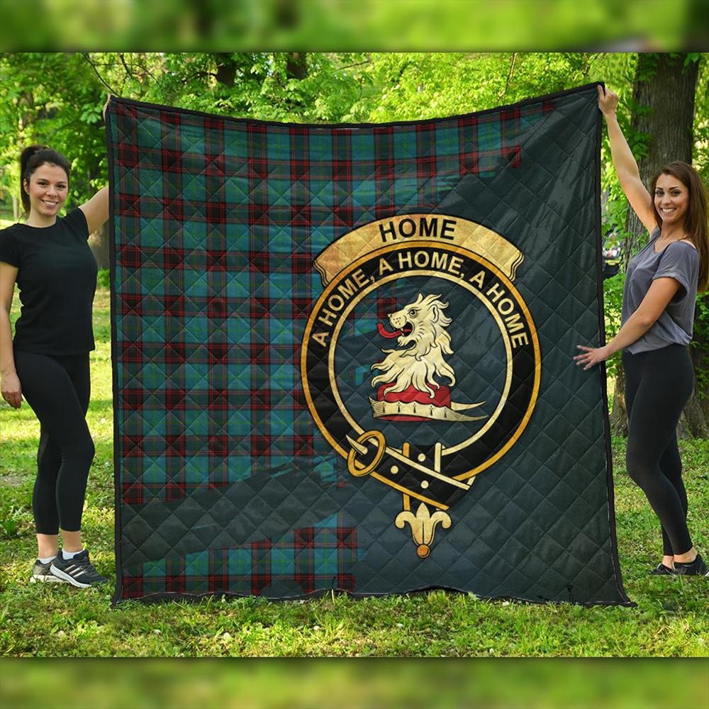 Home Ancient Tartan Crest Premium Quilt Oldest Style