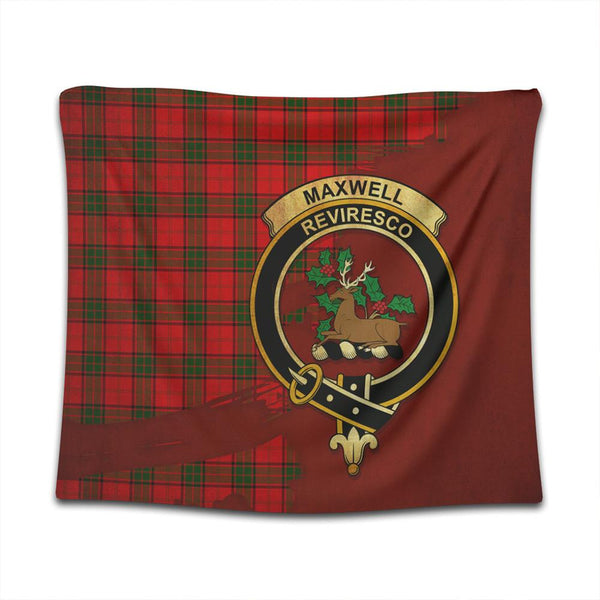 Maxwell Modern Tartan Crest Tapestry Oldest Style