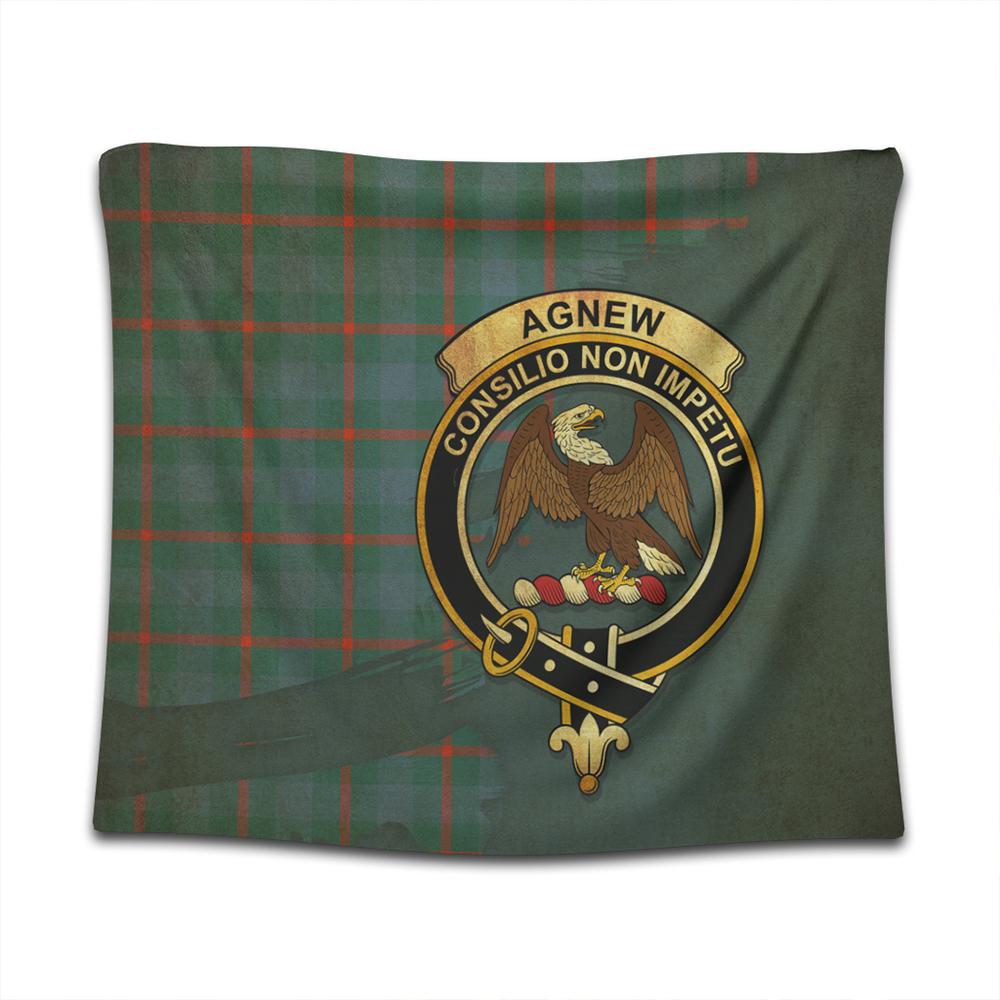 Agnew Ancient Tartan Crest Tapestry Oldest Style