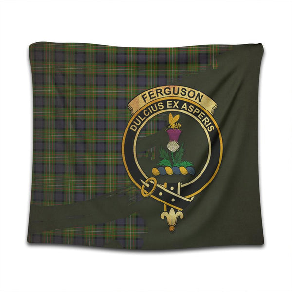 Fergusson Modern Tartan Crest Tapestry Oldest Style