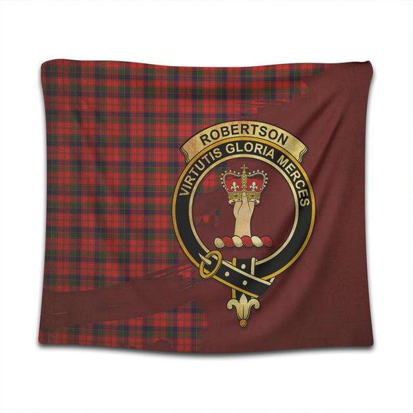 Robertson Modern Tartan Crest Tapestry Oldest Style