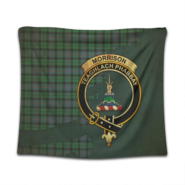 Morrison Ancient Tartan Crest Tapestry Oldest Style