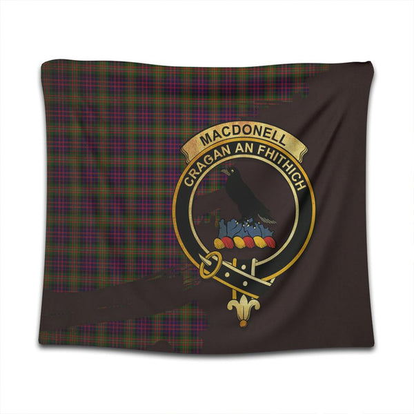 MacDonnell of Glengarry Modern Tartan Crest Tapestry Oldest Style