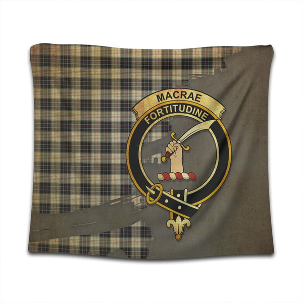 MacRae Dress Modern Tartan Crest Tapestry Oldest Style