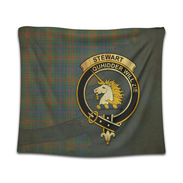 Stewart of Appin Hunting Ancient Tartan Crest Tapestry Oldest Style