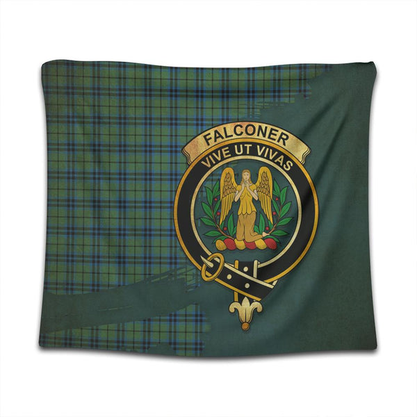 Falconer Tartan Crest Tapestry Oldest Style