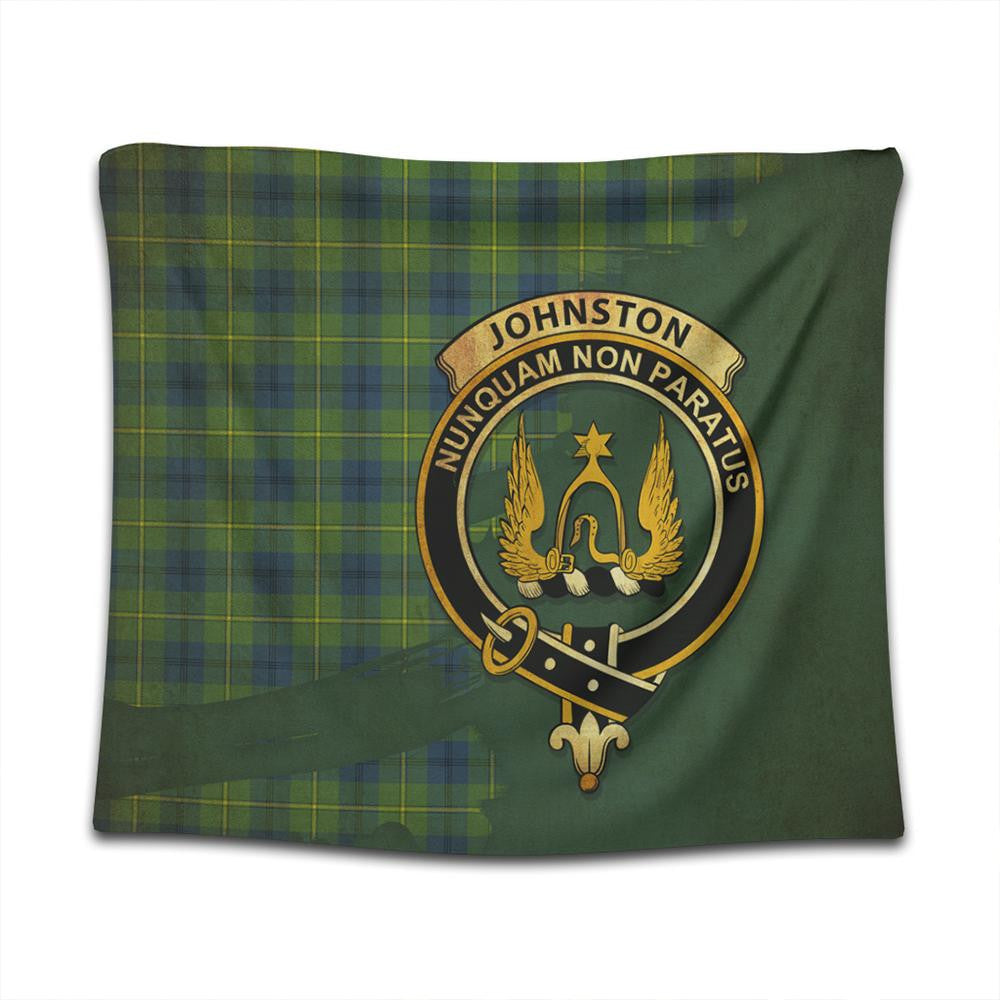 Johnston Ancient Tartan Crest Tapestry Oldest Style