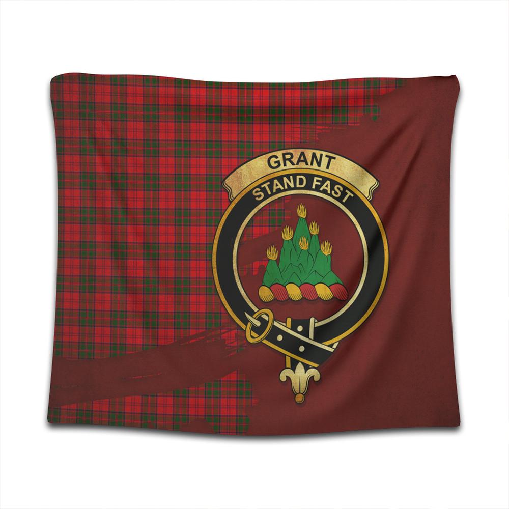 Grant Modern Tartan Crest Tapestry Oldest Style