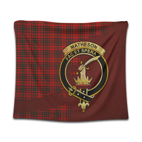 Matheson Modern Tartan Crest Tapestry Oldest Style