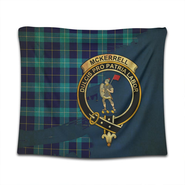 McKerrell Tartan Crest Tapestry Oldest Style