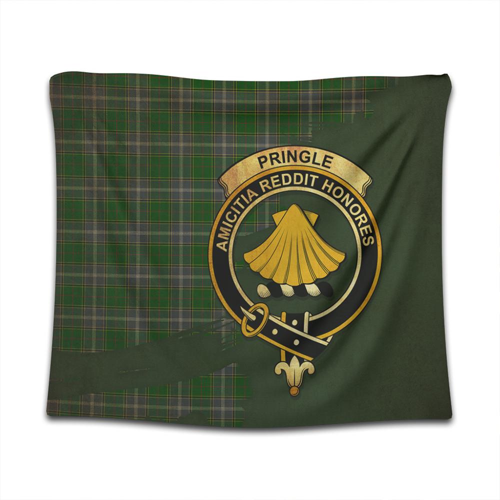 Pringle Tartan Crest Tapestry Oldest Style