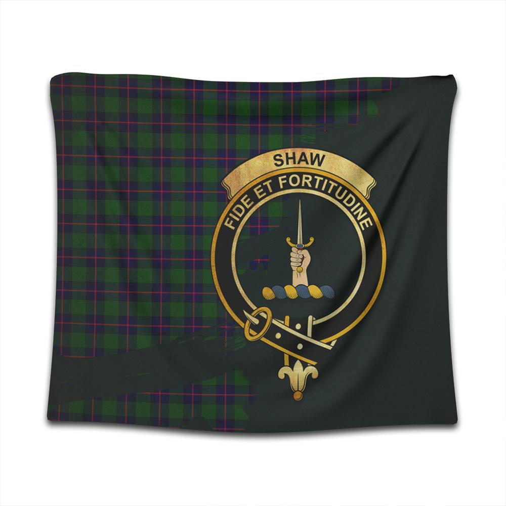 Shaw Modern Tartan Crest Tapestry Oldest Style