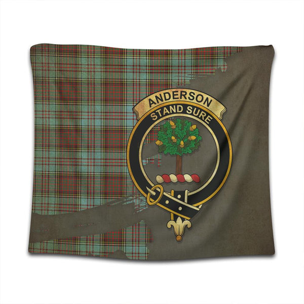 Anderson Ancient Tartan Crest Tapestry Oldest Style