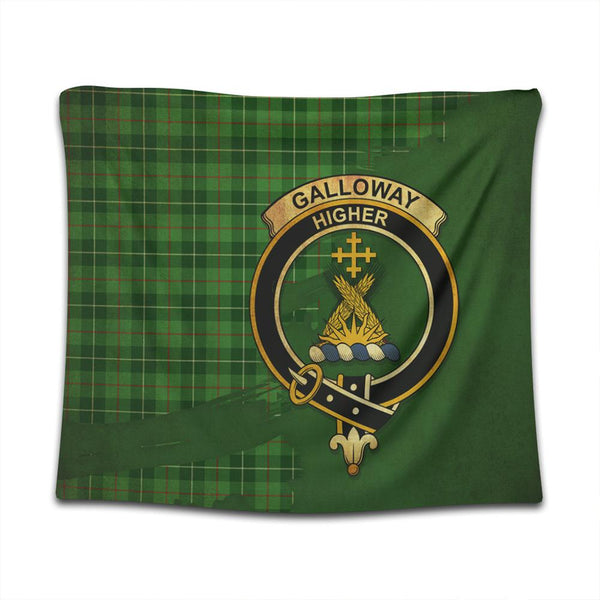 Galloway District Tartan Crest Tapestry Oldest Style