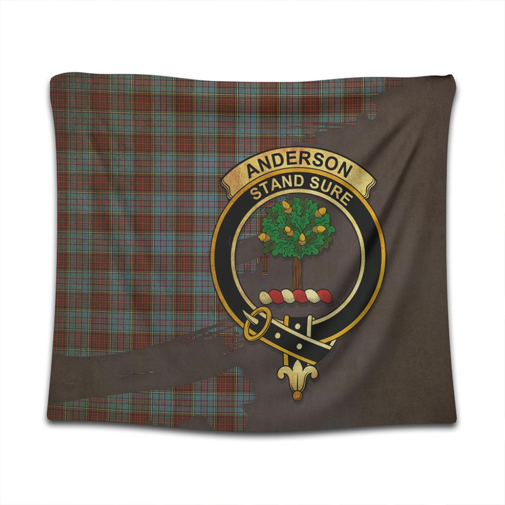 Anderson Modern Tartan Crest Tapestry Oldest Style