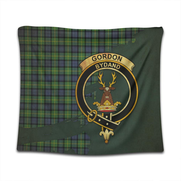 Gordon Old Ancient Tartan Crest Tapestry Oldest Style