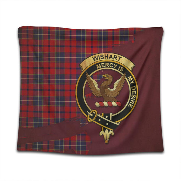 Wishart Dress Tartan Crest Tapestry Oldest Style