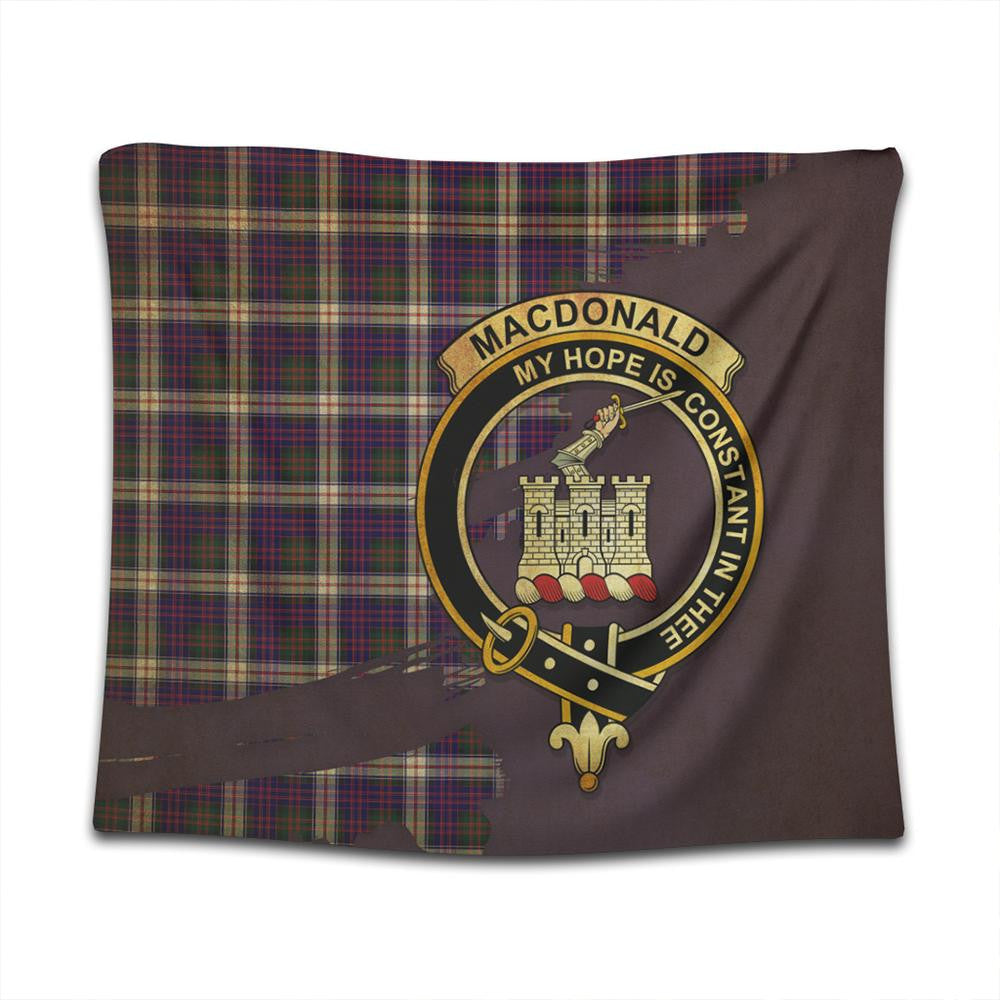 MacDonald Dress Modern Tartan Crest Tapestry Oldest Style